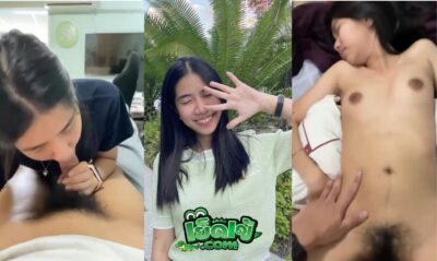 คลิปหลุดทางบ้าน สาววัยใสดูดควยสุดเสียว โดนผัวซอยหีร้องลั่น หุ่นดีหีน่าโดนเย็ดมาก โดนกะแทกท่าหมาครวญครางเสียงหลง